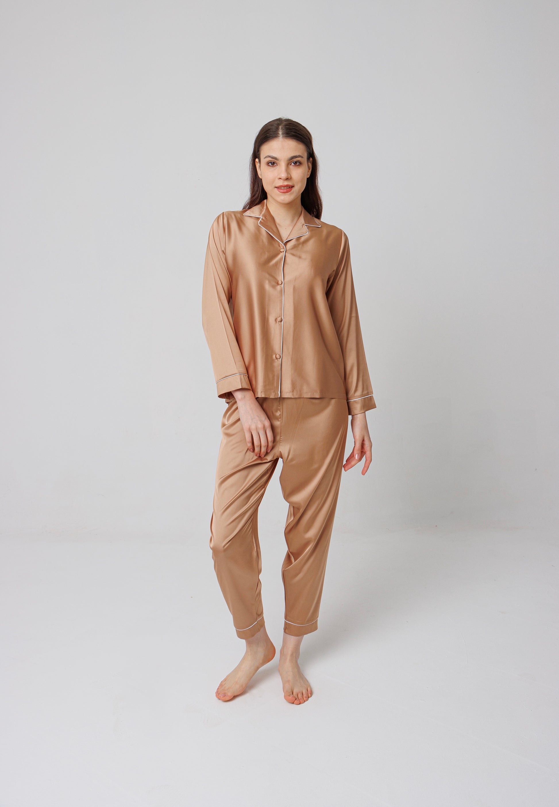 Champagne Long Sleeve Pajama – Shopfromsleekeg